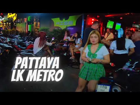 [4K] Pattaya Night Scenes Soi Buakhao, Tree Town, LK Metro, Soi Chaiyapoon, Soi 7 | Pattaya 2023