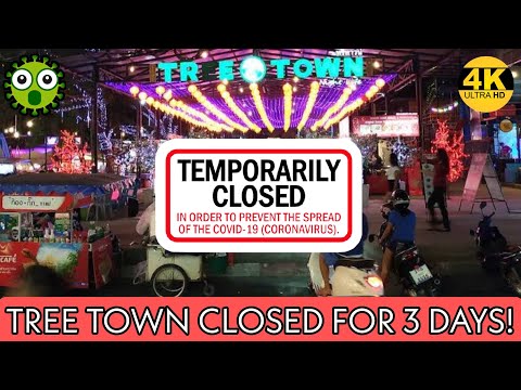 [4k] PATTAYA | TREE TOWN ORDERED TO CLOSE FOR 3 DAYS!