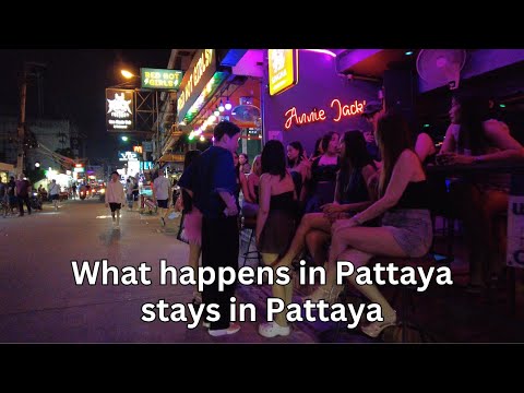 Soi buakhao, Treetown, Beach road, walking street night scenes 2024(FP1)|#pattaya| #Pattayanightlife