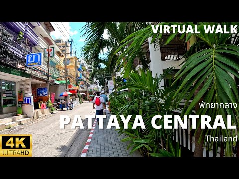 Virtual Walk 4K UHD – Pattaya Central Area | Soi 7&8, Soi Buakhao, Soi Honey etc.
