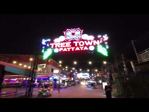 0167 🇹🇭 Pattaya at night, part 2-LK Metro, Tree Town 🇬🇧