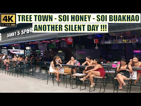 Pattaya Silent 3Km Tour thru Soi Honey   Tree Town   Soi Made in Thailand   Soi New Plaza  2023 July